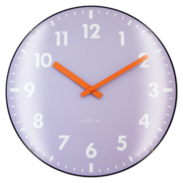 Wanduhr – Lautloses Uhrwerk, Kuppelglas, Modernes Zifferndesign - Duomo | NeXtime