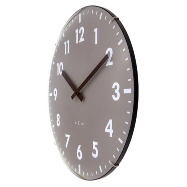 Wanduhr – Lautloses Uhrwerk, Kuppelglas, Modernes Zifferndesign - Duomo | NeXtime