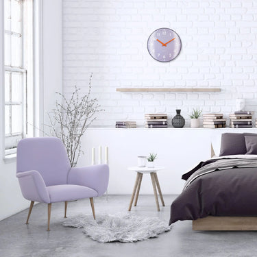 Wanduhr – Lautloses Uhrwerk, Kuppelglas, Modernes Zifferndesign - Duomo | NeXtime