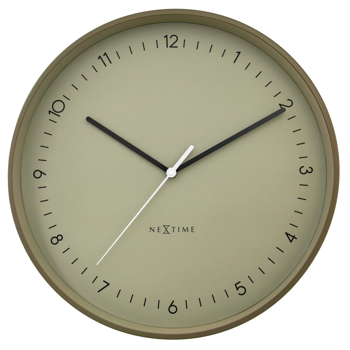 Wanduhr – Mattes Metall, Stilles Werk, Edler Farbton, 40 cm - Berlin | NeXtime