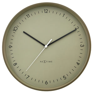 Wanduhr – Mattes Metall, Stilles Werk, Edler Farbton, 40 cm - Berlin | NeXtime