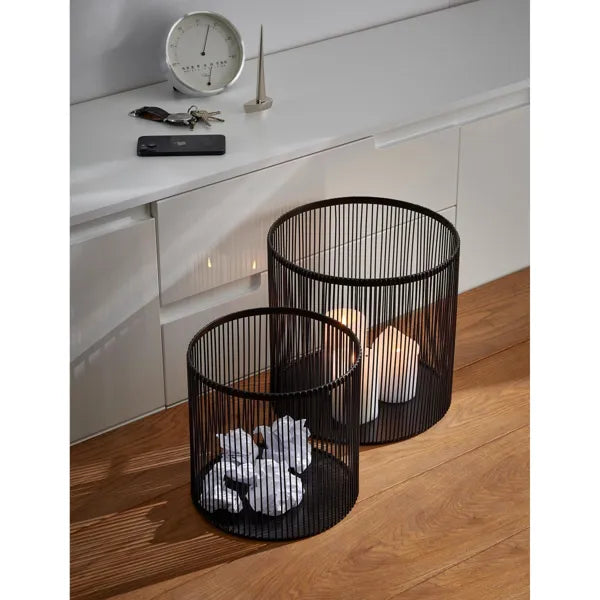 Candle holder Powder-coated steel, Minimalist design, Atmospheric candlelight – Nobo | Philippi