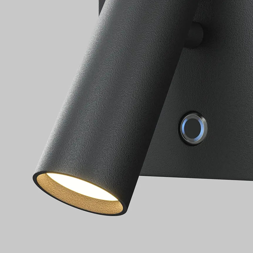 Wandleuchte – Schwarze Farbe, Aluminium Gehäuse, Elegantes Wanddesign, 30 mm - Aron | Maytoni