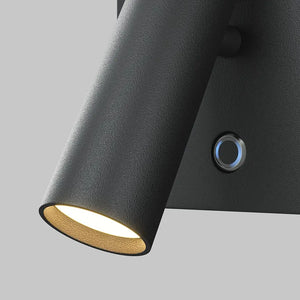Wandleuchte – Schwarze Farbe, Aluminium Gehäuse, Elegantes Wanddesign, 30 mm - Aron | Maytoni