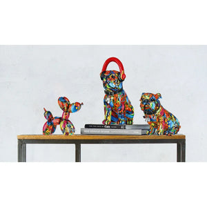 Dekofigur – Mehrfarbiges Graffiti, Kunstharz, Höhe 23 cm - Street Art | Gilde