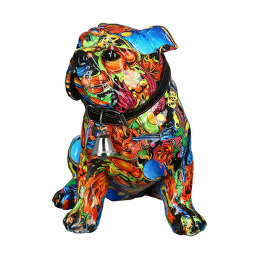 Dekofigur – Mehrfarbiges Graffiti, Kunstharz, Höhe 23 cm - Street Art | Gilde