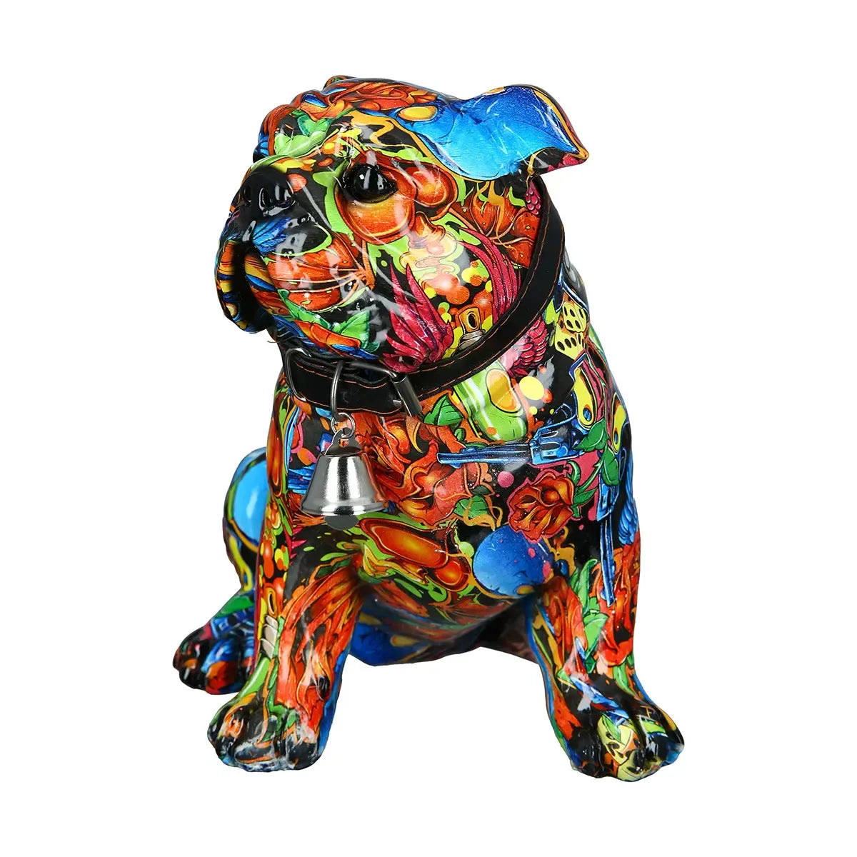 Dekofigur – Mehrfarbiges Graffiti, Kunstharz, Höhe 23 cm - Street Art | Gilde