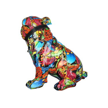 Dekofigur – Mehrfarbiges Graffiti, Kunstharz, Höhe 23 cm - Street Art | Gilde
