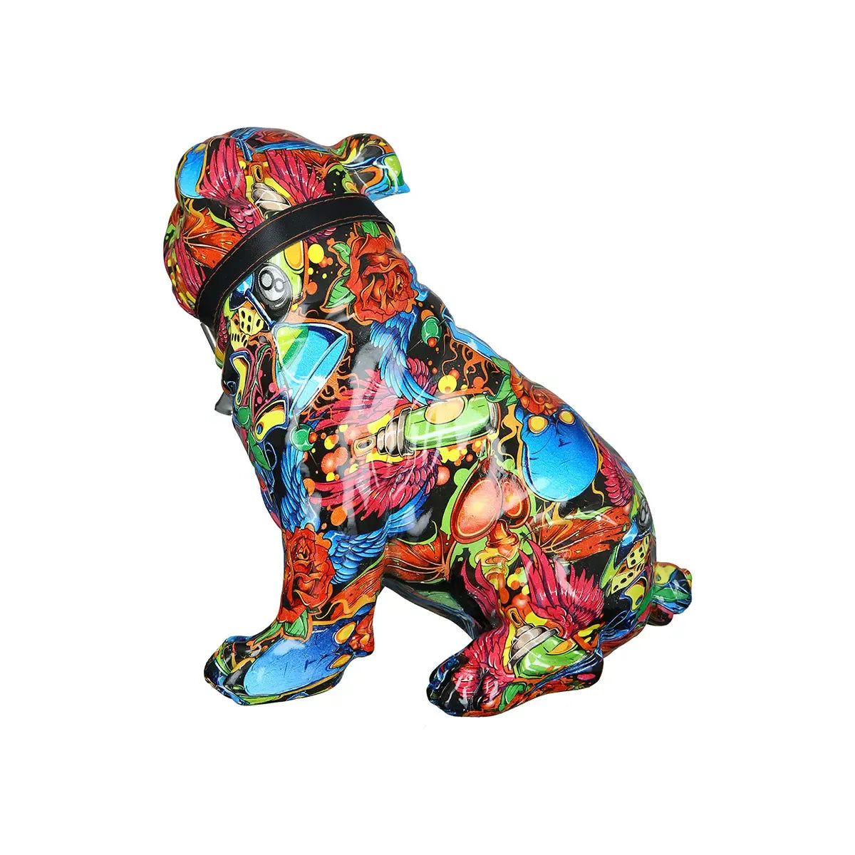 Dekofigur – Mehrfarbiges Graffiti, Kunstharz, Höhe 23 cm - Street Art | Gilde