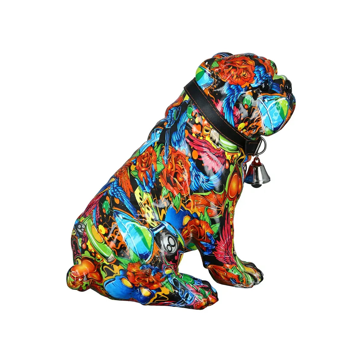 Dekofigur – Mehrfarbiges Graffiti, Kunstharz, Höhe 23 cm - Street Art | Gilde