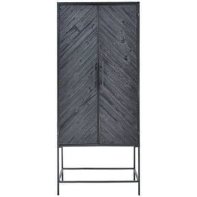 Schrank aus Holz mit stabilem Metallrahmen zwei Türen und zerlegbarem Design – Rens | PTMD - Esszett Luxury | Stilvolles Wohnen mit Charakter