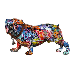 Dekofigur – Mehrfarbiges Graffiti, Kunstharz, Höhe 18 cm - Street Art | Gilde