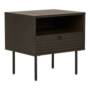 Beistelltisch – Eichenfurnier, Schublade, 50cm hoch - Kyoto | House Nordic