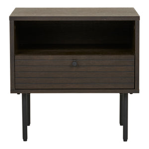 Beistelltisch – Eichenfurnier, Schublade, 50cm hoch - Kyoto | House Nordic