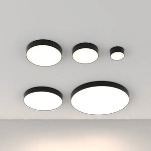 Deckenleuchte – Schwarzes Finish, Aluminium Gehäuse, 26W Leistung, Ø22 cm - Zon | Maytoni