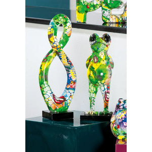 Skulptur – Graffiti Muster, Bunte Farben, Kunstharz Design - Street Art | Gilde
