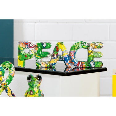 Schriftzug – Friedenssymbol, Graffiti Muster, Bunte Farben - Street Art | Gilde