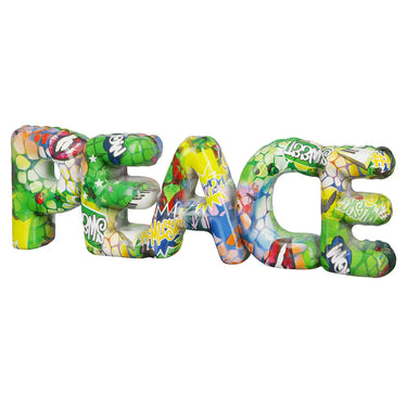 Schriftzug – Friedenssymbol, Graffiti Muster, Bunte Farben - Street Art | Gilde