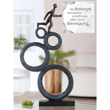 Skulptur – Antik Finish, Läufer Motiv, Moderne Kunst - Running | Gilde