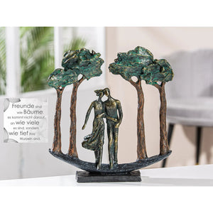 Skulptur – Wald Motiv, Paar Design, Antik Finish - Under Trees | Gilde