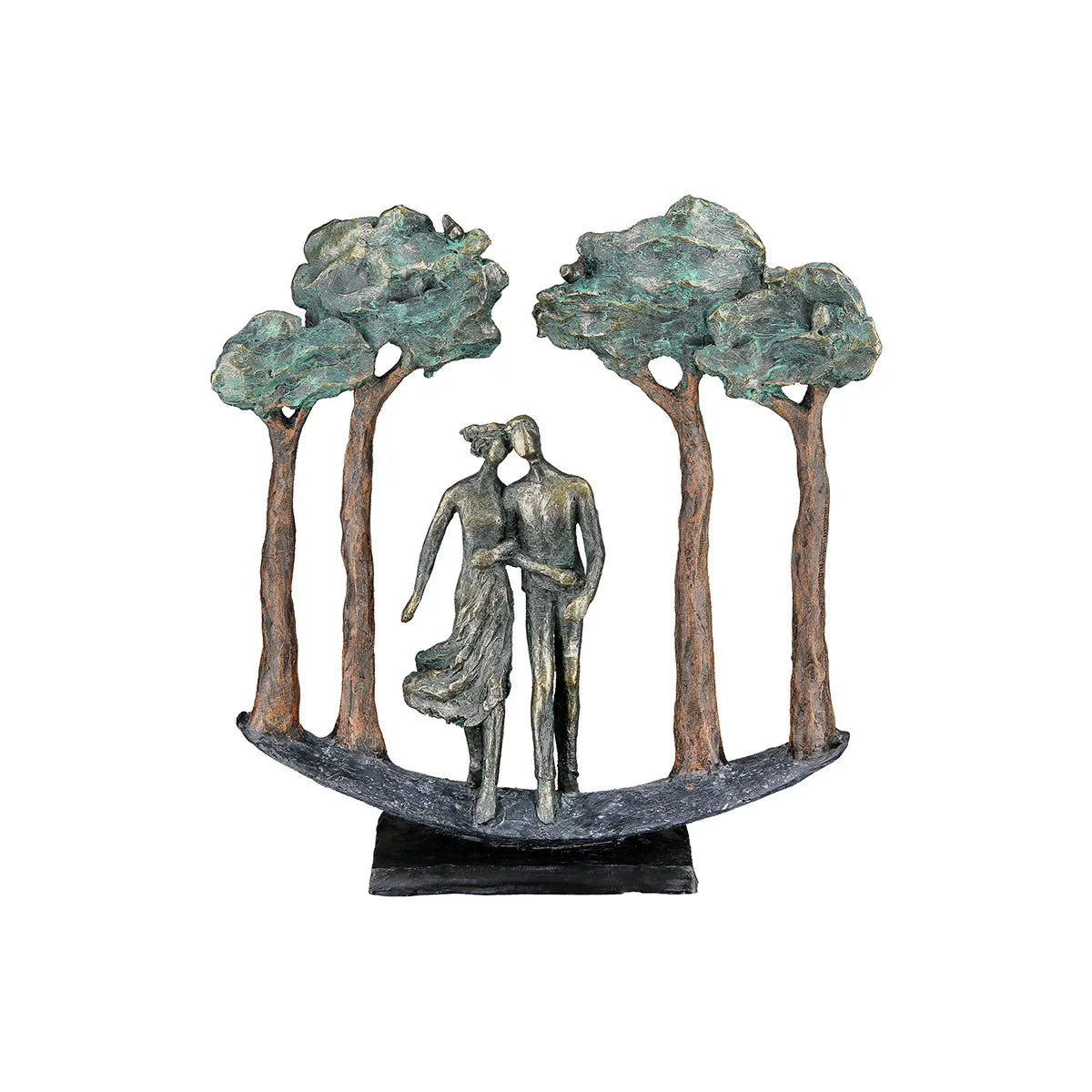 Skulptur – Wald Motiv, Paar Design, Antik Finish - Under Trees | Gilde