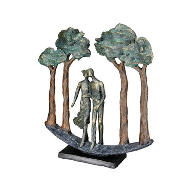 Skulptur – Wald Motiv, Paar Design, Antik Finish - Under Trees | Gilde