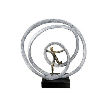 Skulptur – Läufer Motiv, Antik Finish, Moderne Form - Liberation | Gilde