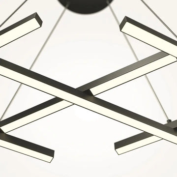 Pendelleuchte – Schwarzes Aluminium, 40 W Leistung, 307,0 cm Höhe - Halo | Maytoni