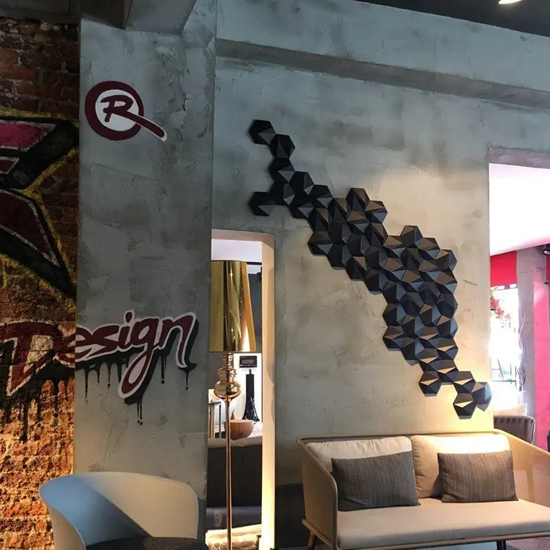 3D Wall with Relief Structure, Modern Zeta Design & Lightweight Construction – Zeta | 3D Wall