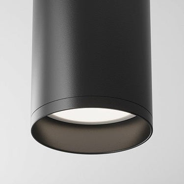 Deckenleuchte Schwarzes Aluminium GU10‑Fassung Modernes Design & IP20 – Focus | Maytoni - Esszett Luxury | Stilvolles Wohnen mit Charakter