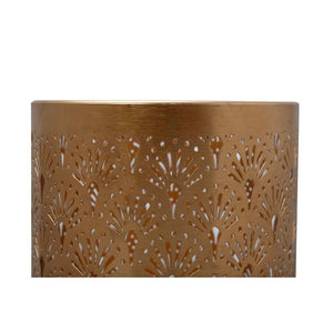 Vase im Art - Deco - Stil aus Keramik mit goldener Struktur beerenfarbener Oberfläche und schlanker eleganter Form – Art Deco 1145 | Kayoom - Esszett Luxury | Stilvolles Wohnen mit Charakter
