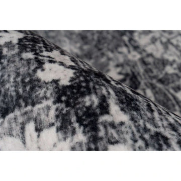 Teppich – Vintage Muster, Graue Farbgebung, Bordüren Design, 120 x 170 cm - Saphira 400 | Kayoom