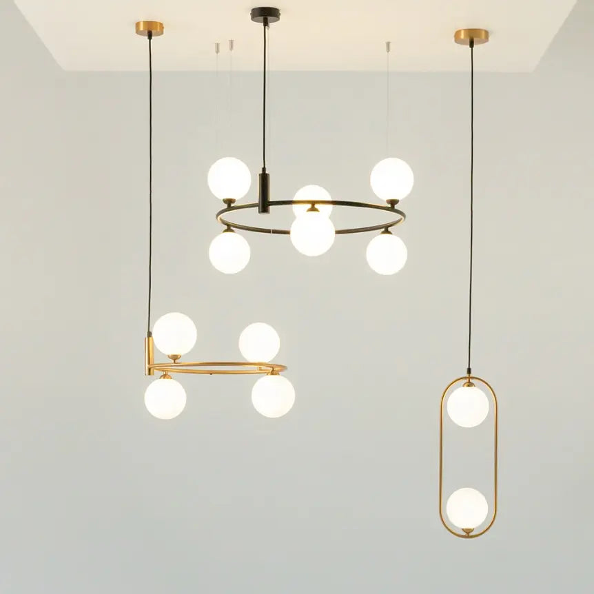 Pendant Light with Modern Ring Design, Black Metal Frame, and Acrylic Diffuser – Ring | Maytoni