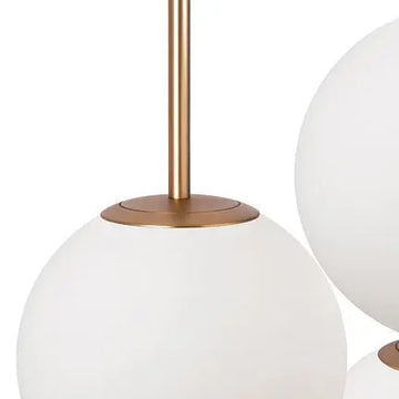 Pendant Lamp Modern Black Metal Matt White Glass LED 40W – Basic Form | Maytoni