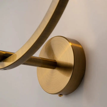 Wall light Brass, metal frame, clear glass, integrated 5 W LED 3000 K – Lunare | Maytoni