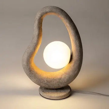 Table Lamp Modern Resin Steel & Grey Finish – Opus | Maytoni