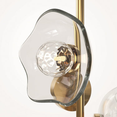 Wandleuchte Gebürstetes Messing, Metallrahmen, Gussglas - Akzent, modern – Miracle | Maytoni - Esszett Luxury | Stilvolles Wohnen mit Charakter