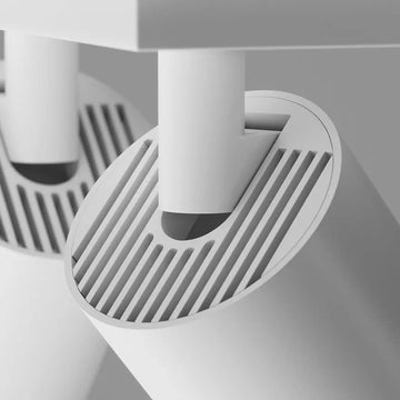 Ceiling Light White Aluminum with Matt Silver Finish GU10 Socket – Focus S | Maytoni