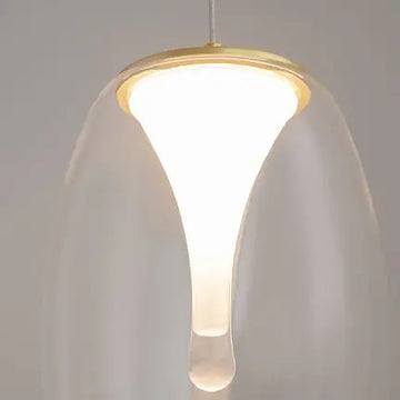 Pendant Lamp Gold-Colored Metal Crystal Elements Height-Adjustable – Splash | Maytoni