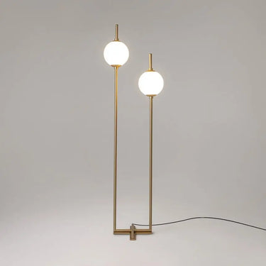 Floor lamp made of metal & glass spheres with fixture – The Sixth Sense | Maytoni