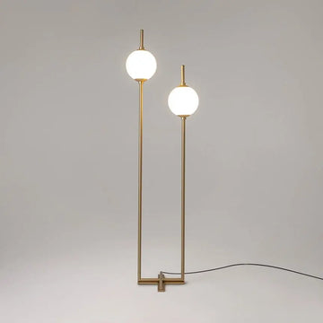 Floor lamp made of metal & glass spheres with fixture – The Sixth Sense | Maytoni