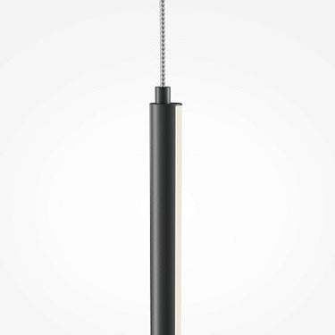 Pendelleuchte Schwarz mit Messing - Akzenten Lineares Design & Integrierte LED – Halo | Maytoni - Esszett Luxury | Stilvolles Wohnen mit Charakter