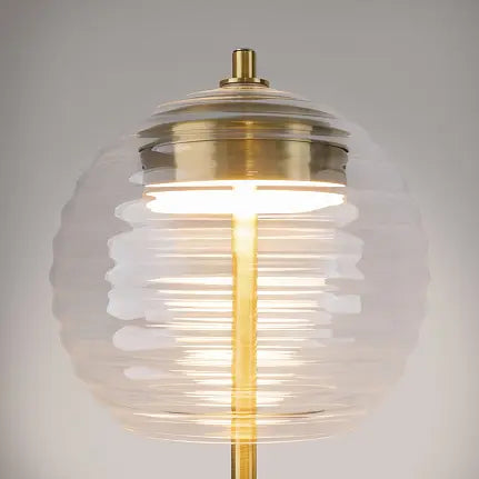 Tischleuchte – Messingfarbenes Metall, Warmweiß, Ø200 mm, Integrierte LED - Mystic | Maytoni