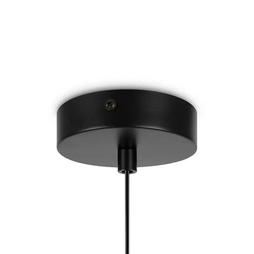 Pendant Lamp Modern Black Metal White Glass LED 40 W – Basic Form | Maytoni
