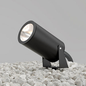 Landscape light with graphite-finish aluminum frame & LED (3000 K) – Bern | Maytoni