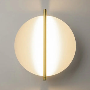 Wandleuchte – Goldfarbenes Aluminium, 14 W Leistung, Warmweiß, 30 cm Höhe - Mira | Maytoni
