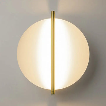 Wall light Gold, metal frame, integrated 14W LED, modern – Mira | Maytoni