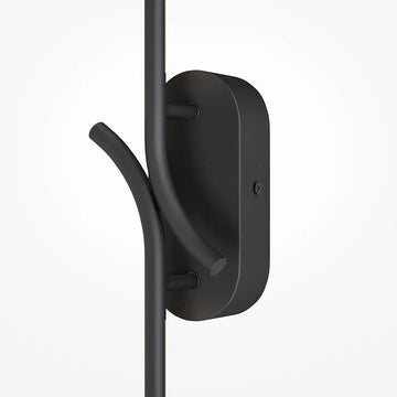 Wall Light Black, Metal Frame, White Silicone Diffuser, Integrated 5W LED 3000K – Renaissance | Maytoni