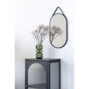 Wandspiegel – Schwarzer Metallrahmen, Klares Spiegelglas, 60 cm Höhe - Trapani | House Nordic