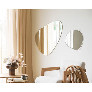 Wandspiegel – Organische Form, Hoch/Quer, 50cm - Devonport | House Nordic